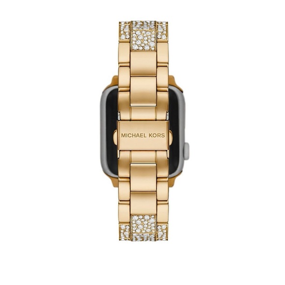 Michael Kors Apple Watch Goldtone Stainless Steel & Crystal
Bracelet - Picture 5 of 14